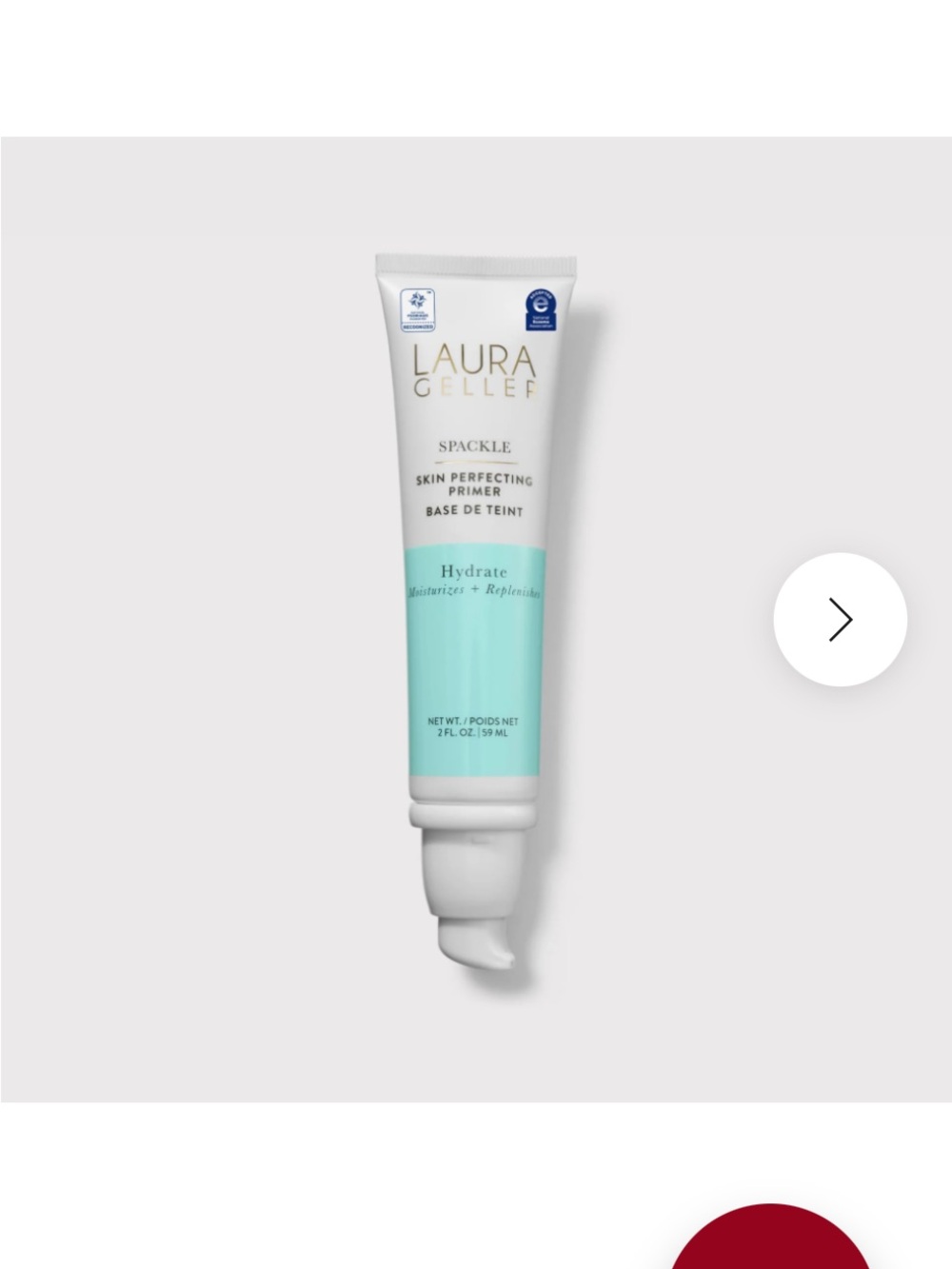 Laura Geller Hydrate Skin Perfecting Primer - Mint & White